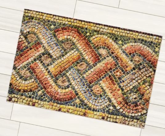 Коврик влаговпитывающий Samba 50х80см Античная плитка VORTEX 24405